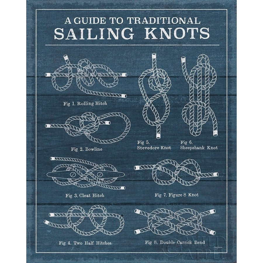 Vintage Sailing Knots XIII Poster Print by Mary Urban-VARPDX59564 Image 1