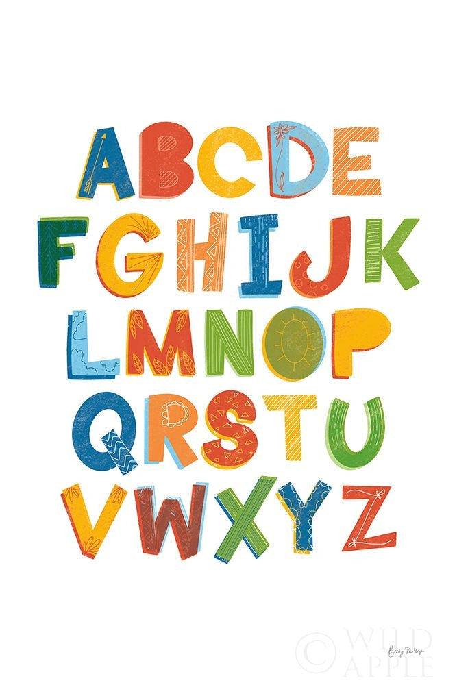 Colorful Alphabet Poster Print by Becky Thorns-VARPDX59586 Image 1