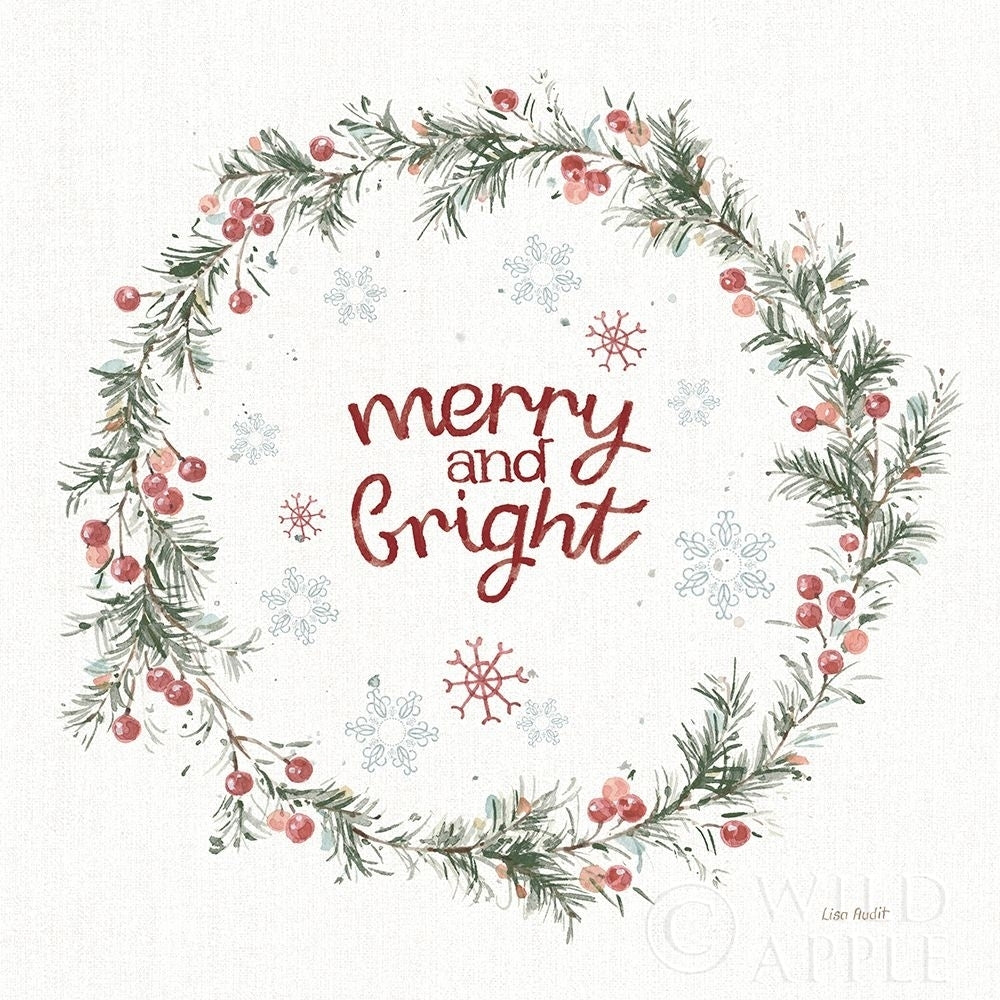 A Christmas Weekend Merry and Bright Poster Print by Lisa Audit-VARPDX59678 Image 1