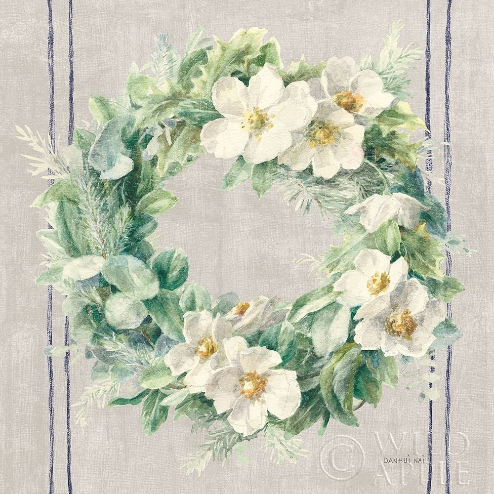 Floursack Holiday Wreath Poster Print by Danhui Nai-VARPDX59718 Image 1