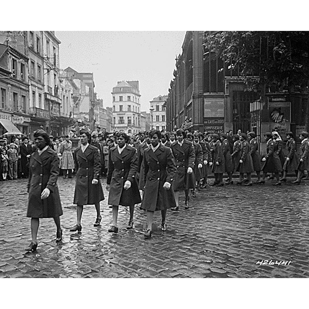 WWII Members of the 6888th Central Postal Directory Battalion by U.S. Archives-VARPDX59750 Image 1