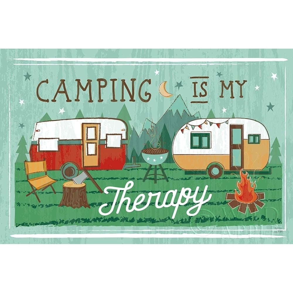 Comfy Camping VIII Poster Print by Melissa Averinos-VARPDX59744 Image 1