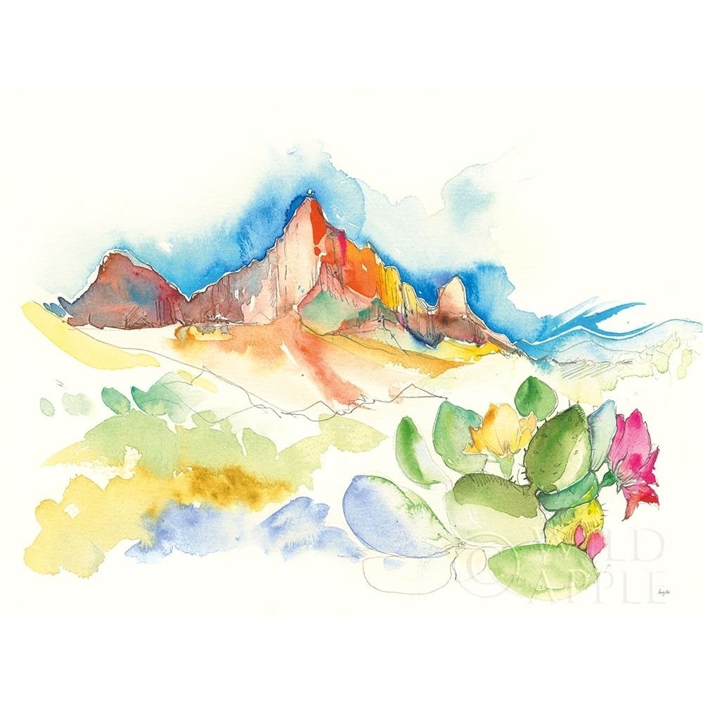 Desert Mountains Poster Print by Kristy Rice-VARPDX59811 Image 1