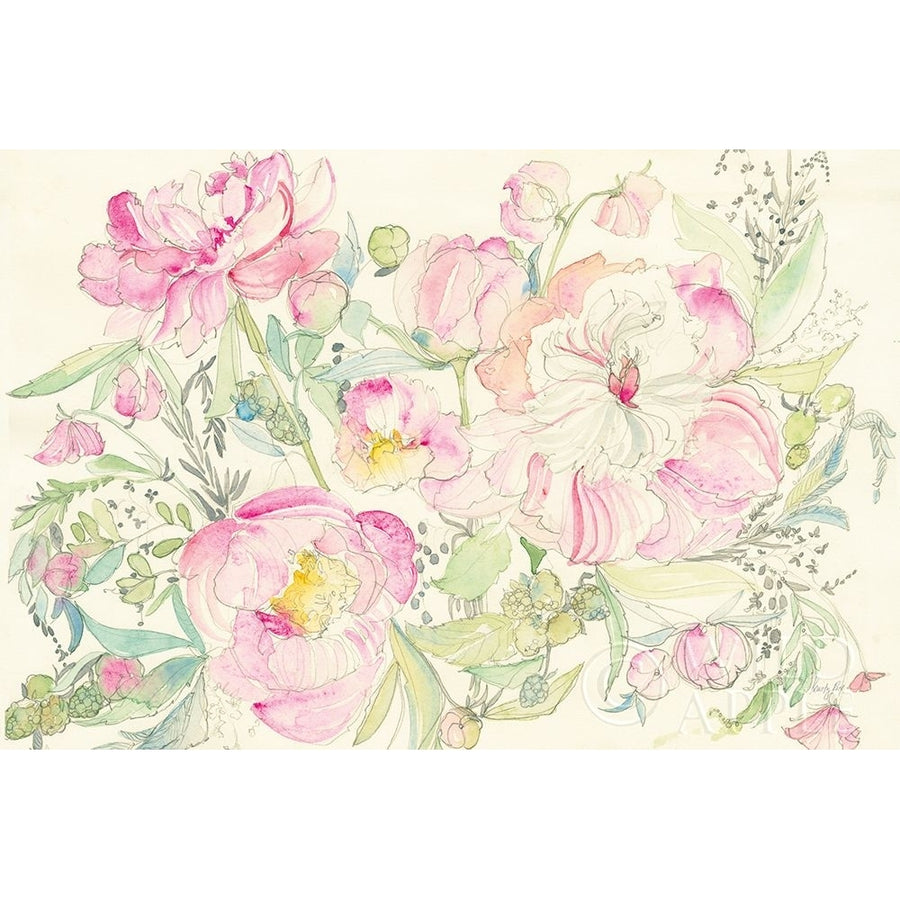 Peony Garden Poster Print by Kristy Rice-VARPDX59826 Image 1