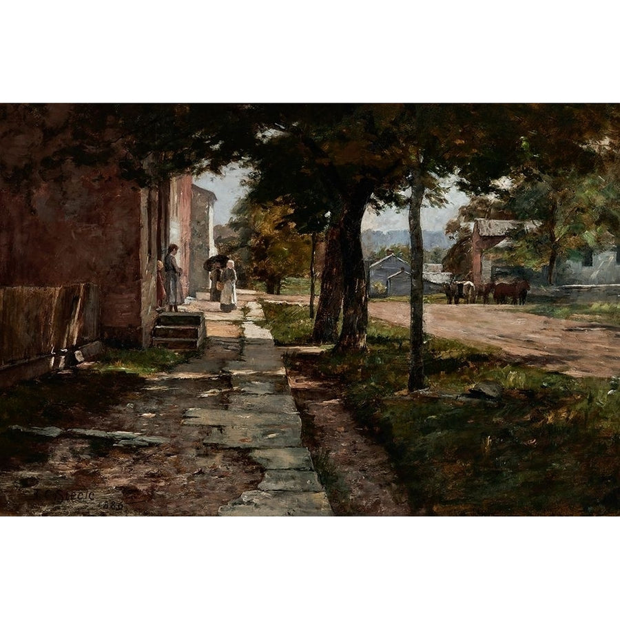 Street in Vernon by Theodore Clement Steele-VARPDX60090 Image 1