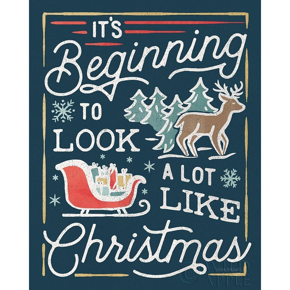 Christmas Adventures VII Dark Poster Print by Laura Marshall-VARPDX60106 Image 1