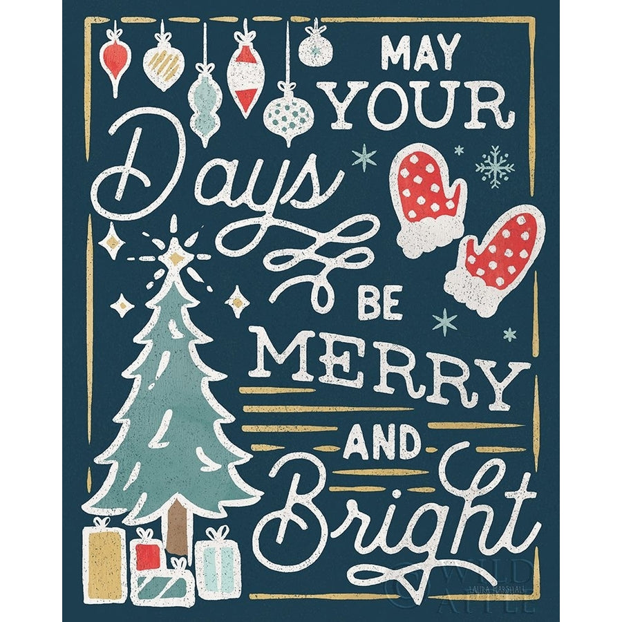 Christmas Adventures VI Dark Poster Print by Laura Marshall-VARPDX60105 Image 1