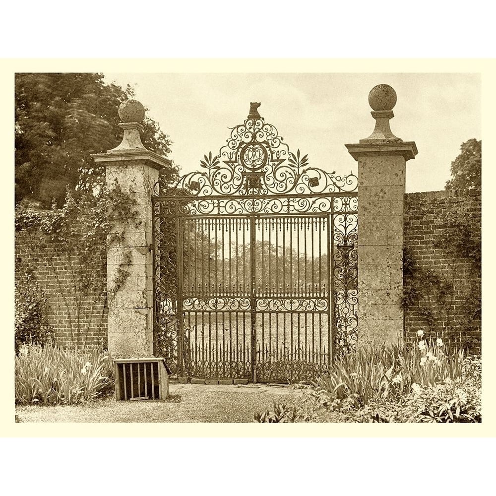 Sepia Garden View II Poster Print - unknown-VARPDX60347Z Image 1