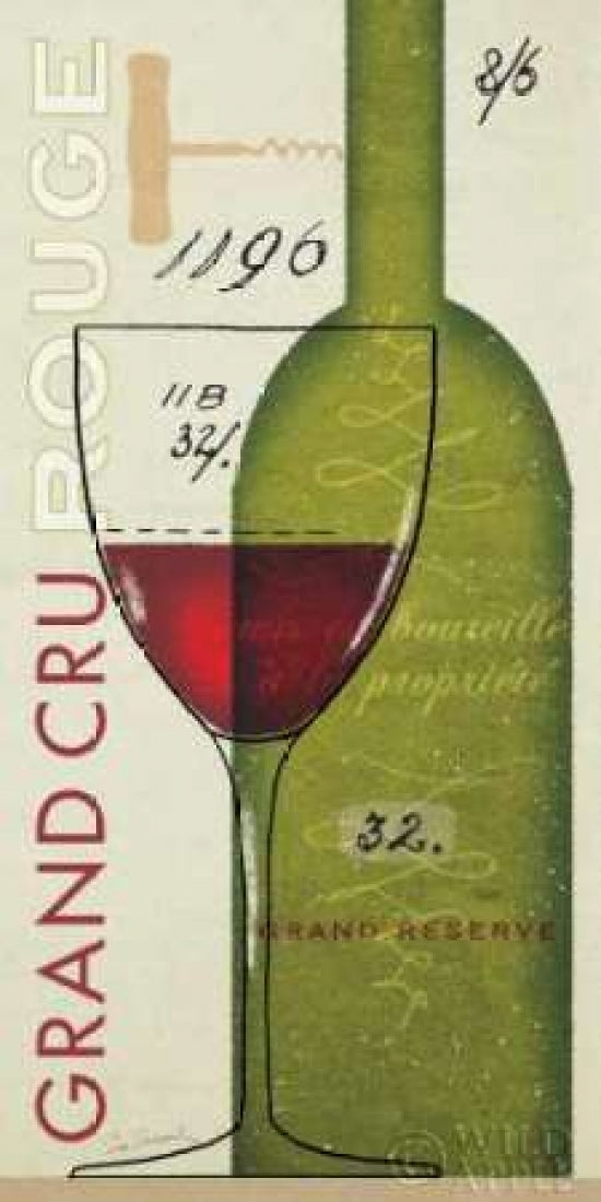 Grand Cru Rouge Poster Print by Sue Schlabach-VARPDX6039 Image 1