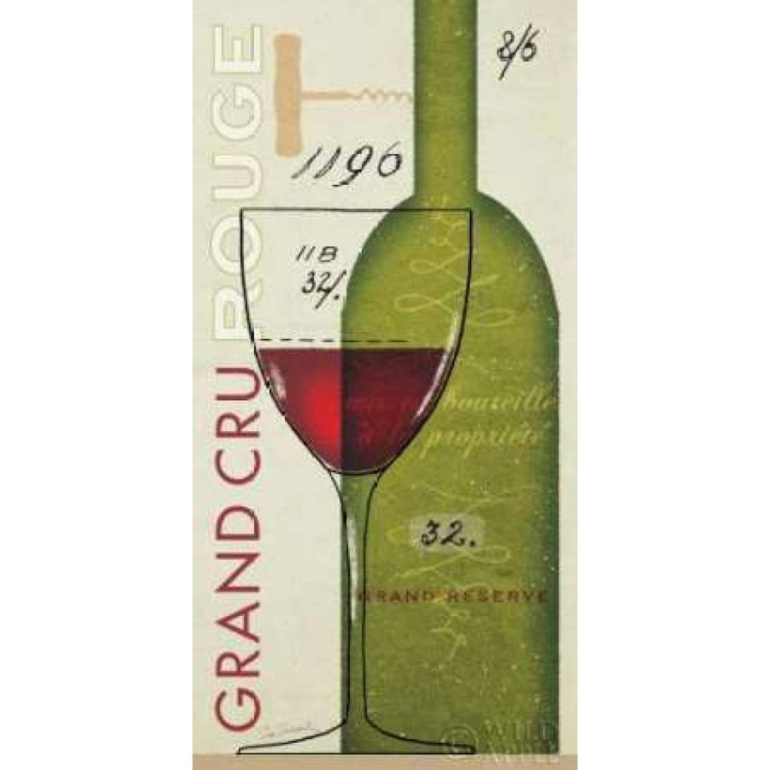 Grand Cru Rouge Poster Print by Sue Schlabach-VARPDX6039 Image 2