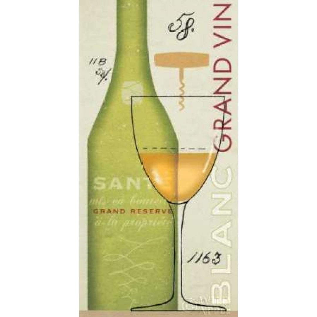 Grand Vin Blanc Poster Print by Sue Schlabach-VARPDX6040 Image 1