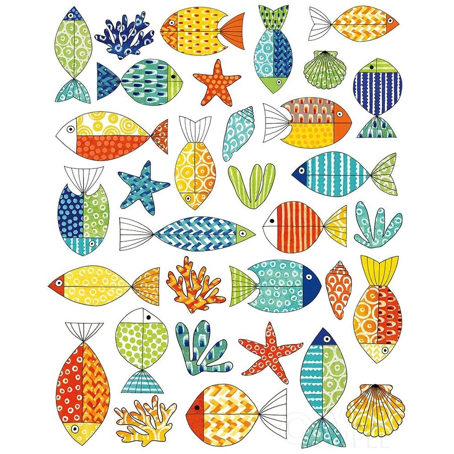 Fish Tale IV Poster Print by Nancy Green-VARPDX60461 Image 1