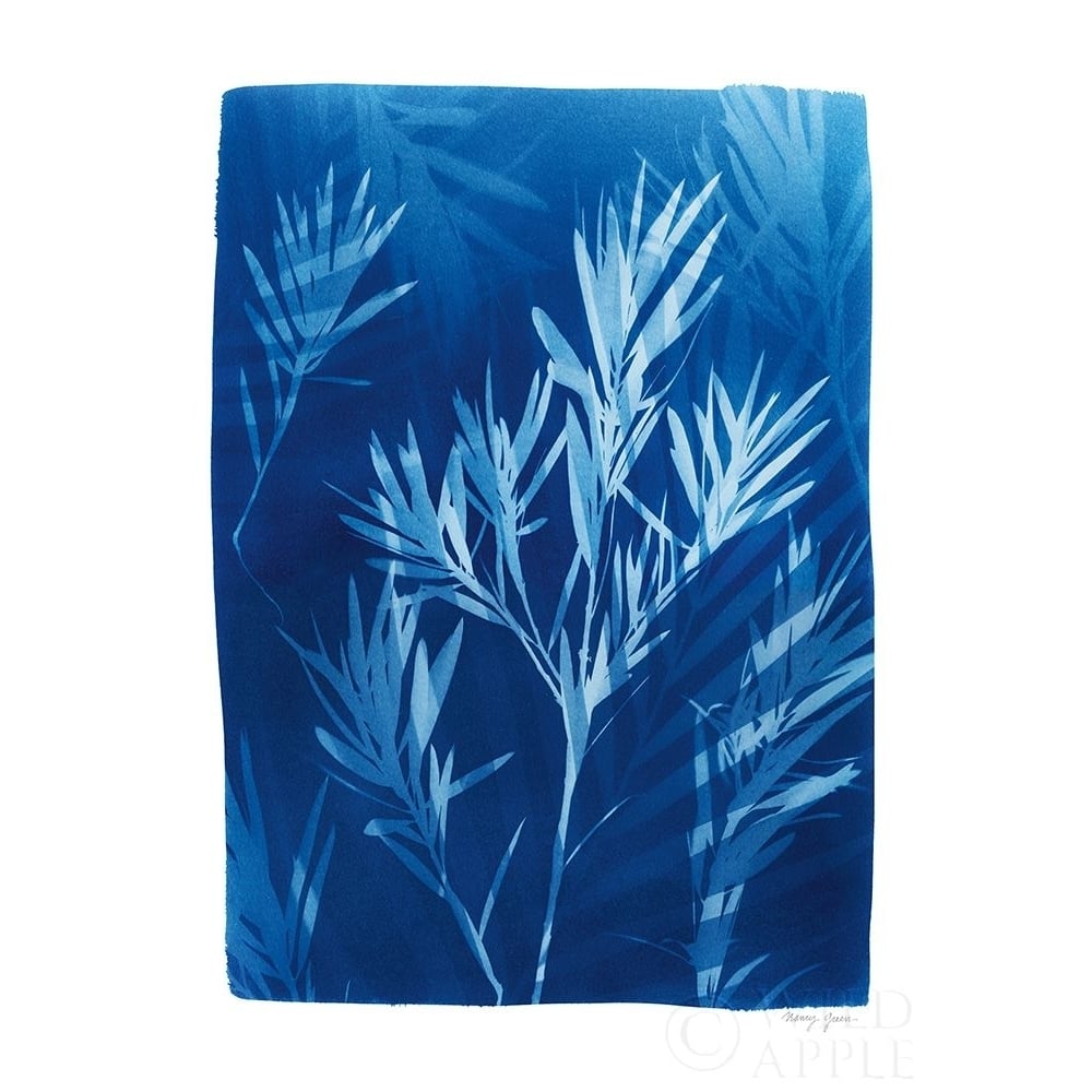 Cyanotype Tropical III Poster Print by Nancy Green-VARPDX60514 Image 1