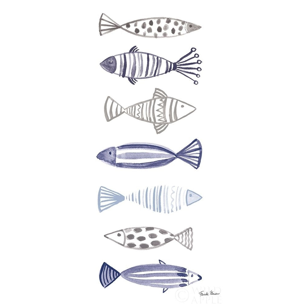 A School of Fish I Poster Print by Farida Zaman-VARPDX60552 Image 1