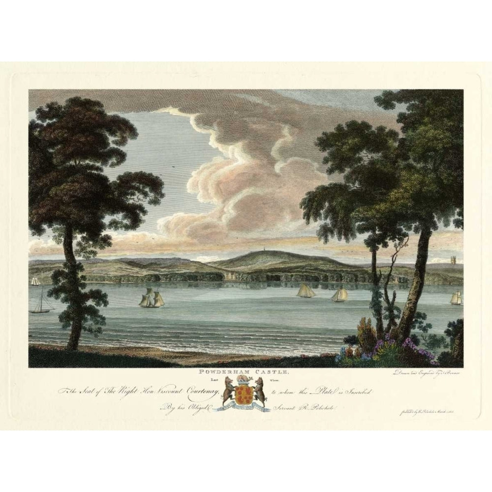 Powderham Castle Poster Print - Richard Polwhele-VARPDX60629Z Image 1