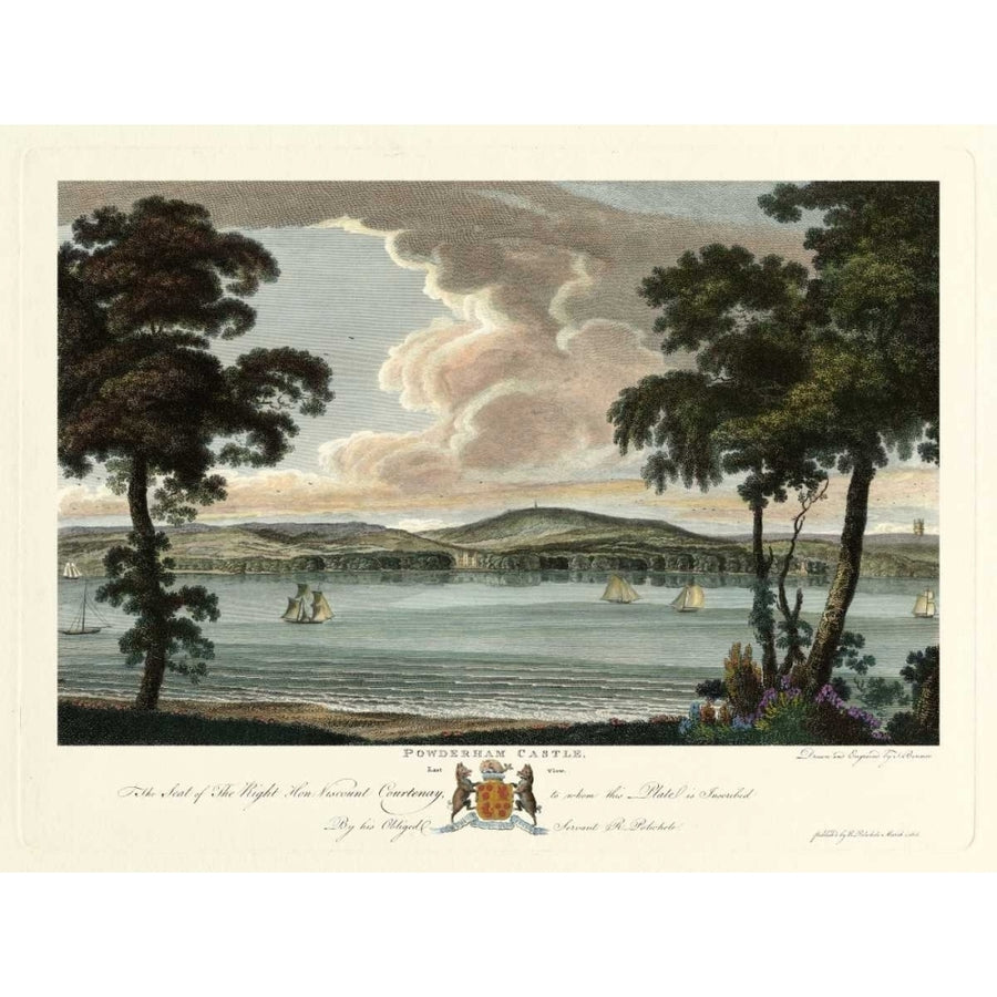 Powderham Castle Poster Print - Richard Polwhele-VARPDX60629Z Image 1