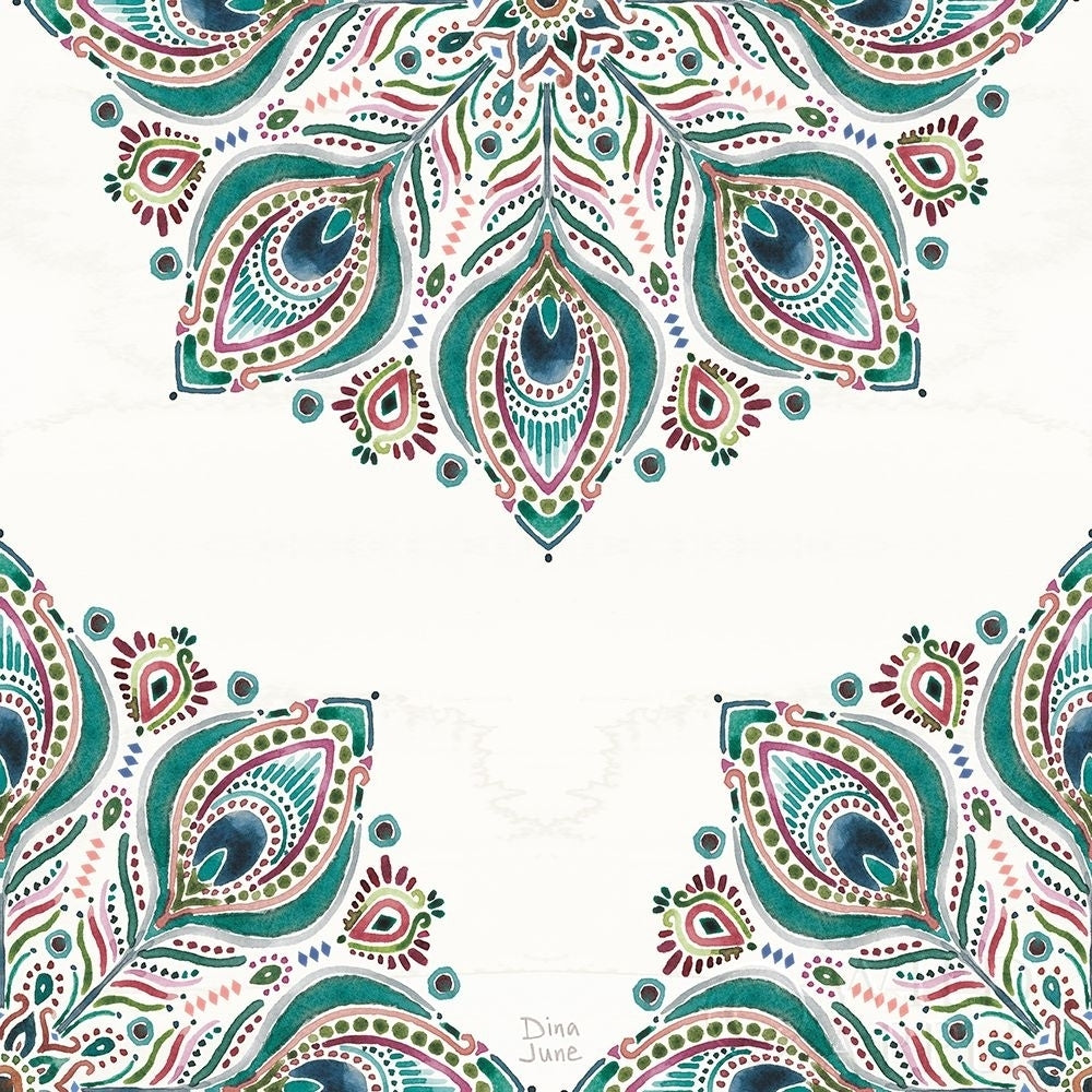 Bohemian Vibes Pattern VIIA Poster Print by Dina June-VARPDX60797 Image 1