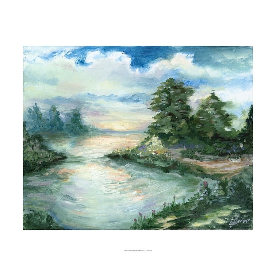 Cerulean Sunrise Poster Print - Ethan Harper-VARPDX61002FN Image 1