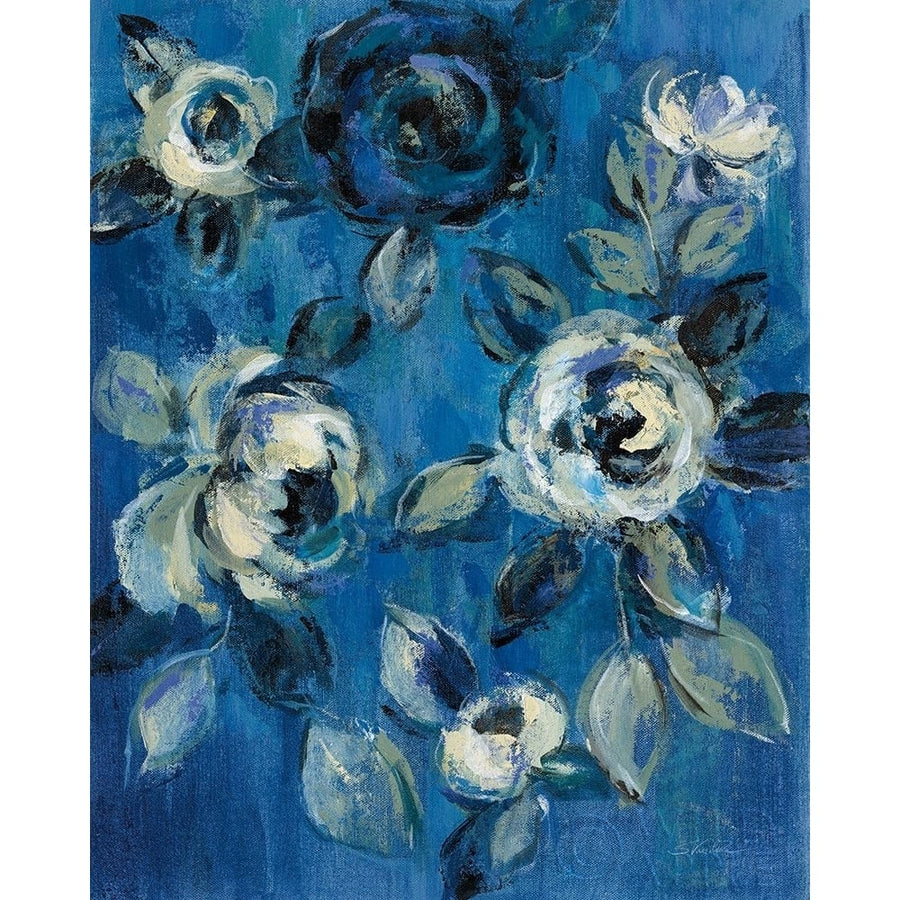 Loose Flowers on Blue I Poster Print by Silvia Vassileva-VARPDX61068 Image 1