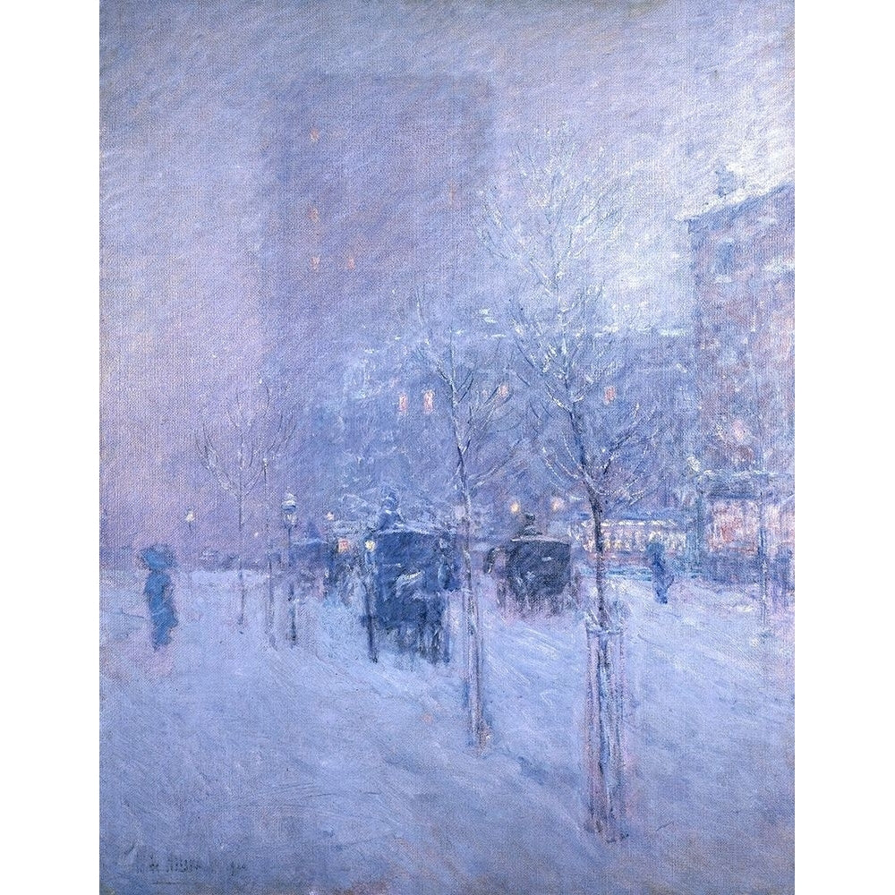 Late Afternoon- York-Winter by Childe Hassam-VARPDX61173 Image 1