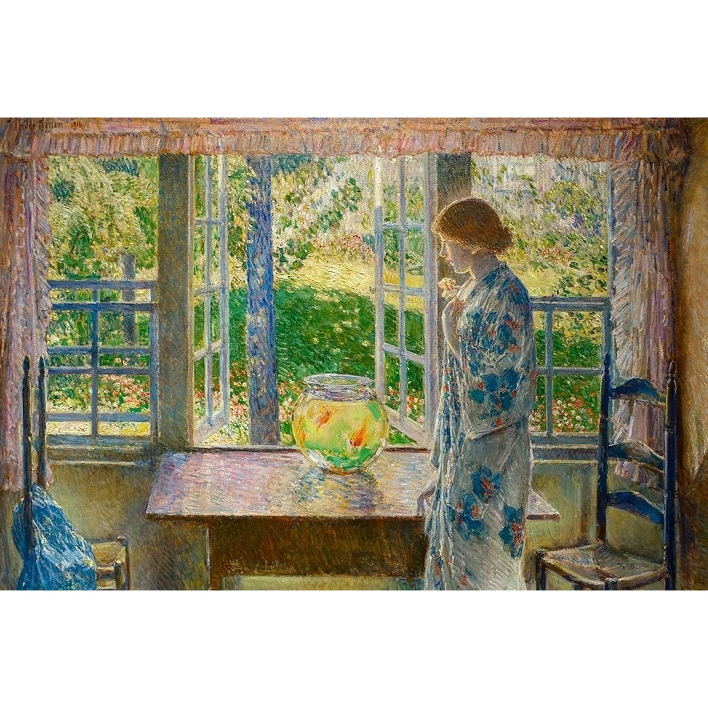 The Goldfish Window by Childe Hassam-VARPDX61185 Image 1