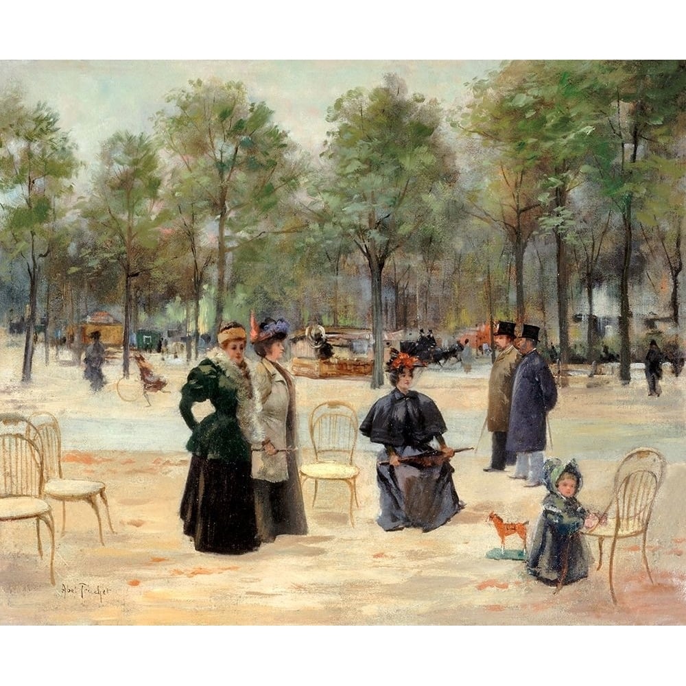 To the Champs Elysees by Louis Abel-Truchet-VARPDX61220 Image 1