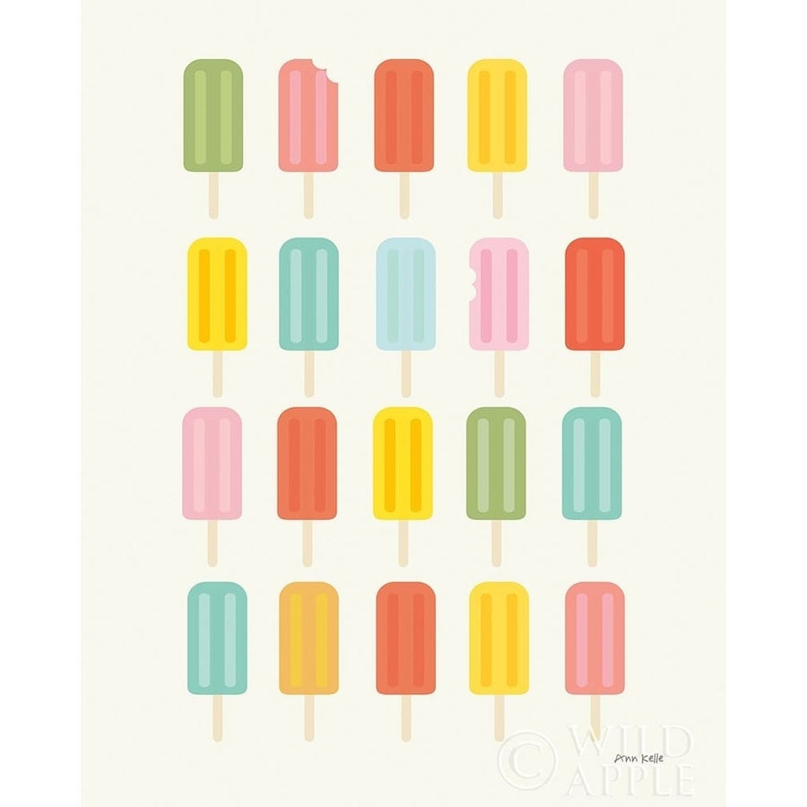 Colorful Popsicles Poster Print by Ann Kelle-VARPDX61267 Image 1