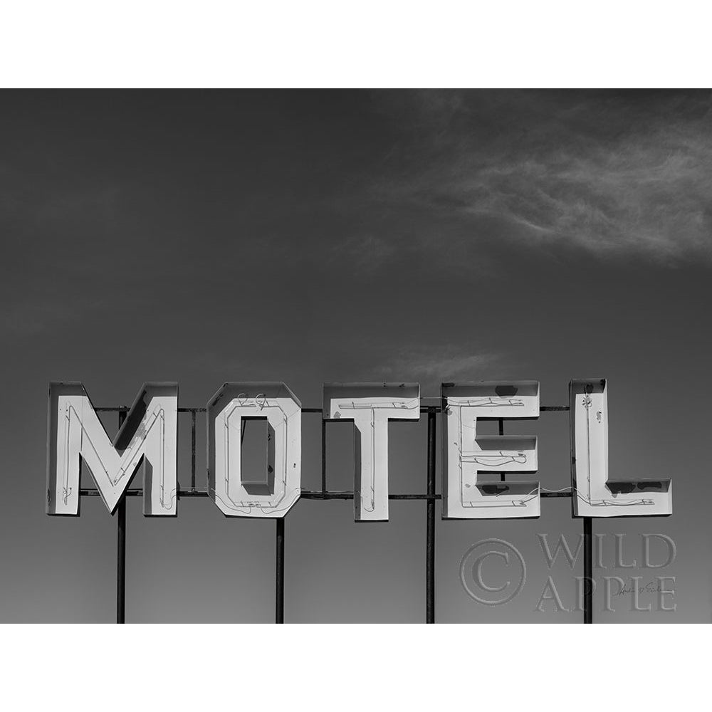 Beach Motel BW Poster Print by Andre Eichman-VARPDX61269 Image 1