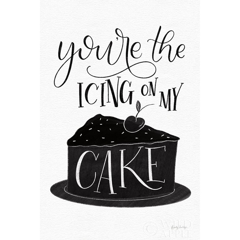 Icing On My Cake BW Poster Print by Becky Thorns-VARPDX61421 Image 1