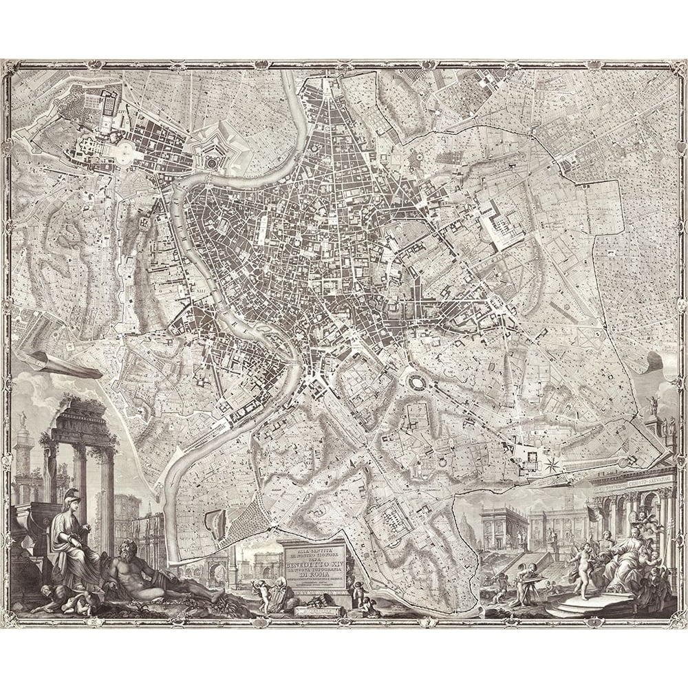 The Nolli Map by Pietro Campana-VARPDX61500 Image 1