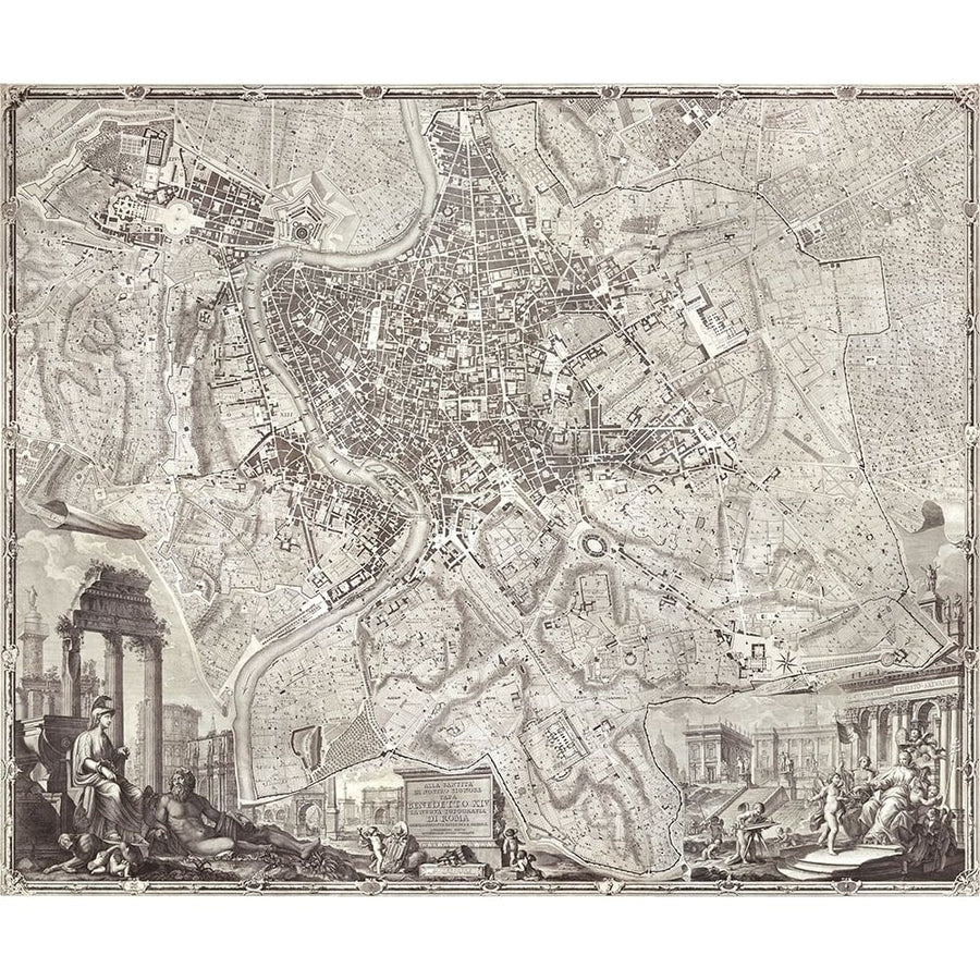 The Nolli Map by Pietro Campana-VARPDX61500 Image 1