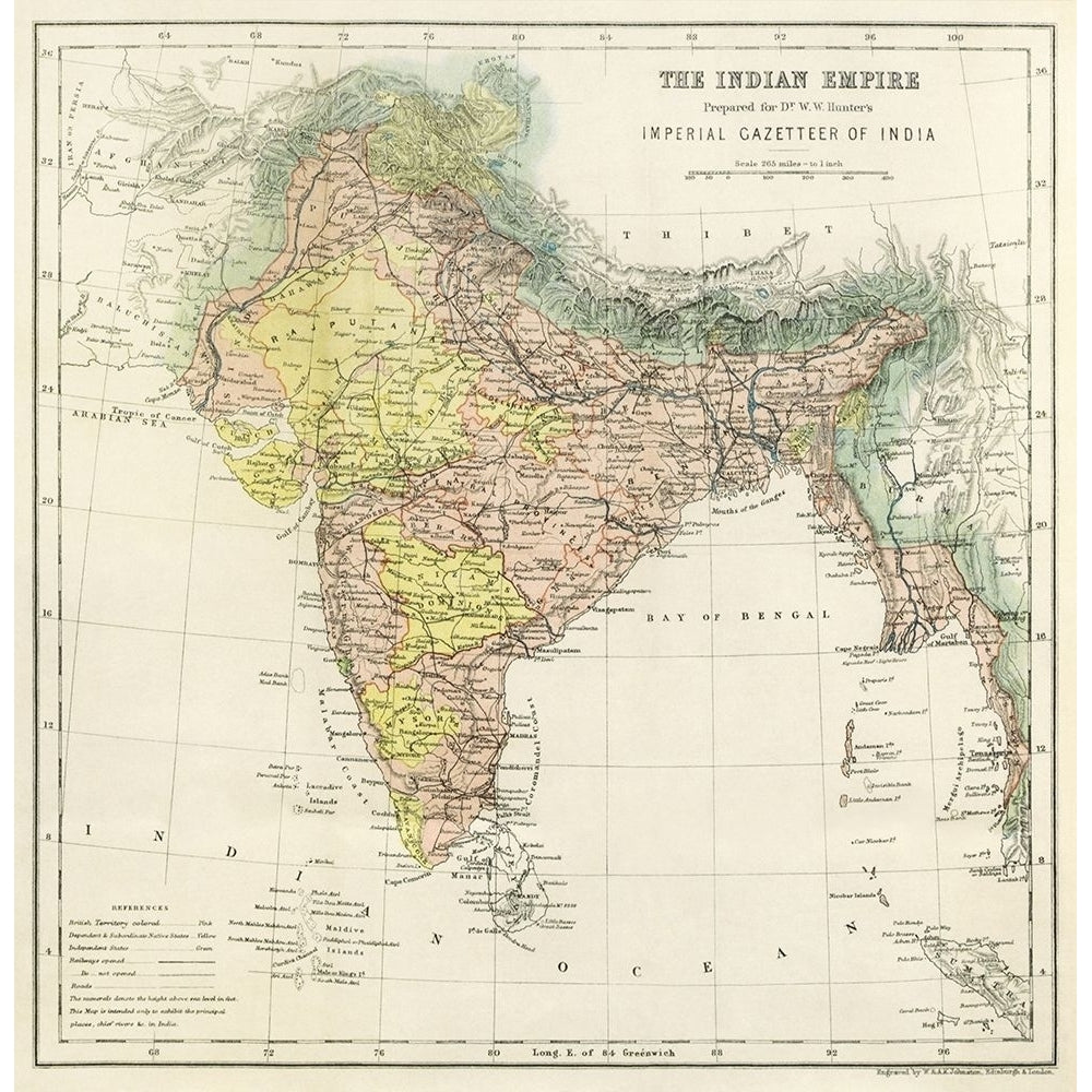 Second Edition of The Imperial Gazetteer of India 1885 by William Wilson Hunter-VARPDX61567 Image 1