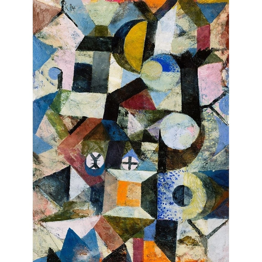 Composition with the Yellow Half-Moon and the Y by Paul Klee-VARPDX61792 Image 1