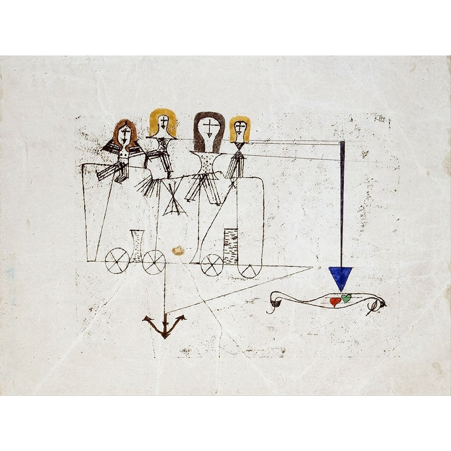 The Virtue Wagon by Paul Klee-VARPDX61844 Image 1