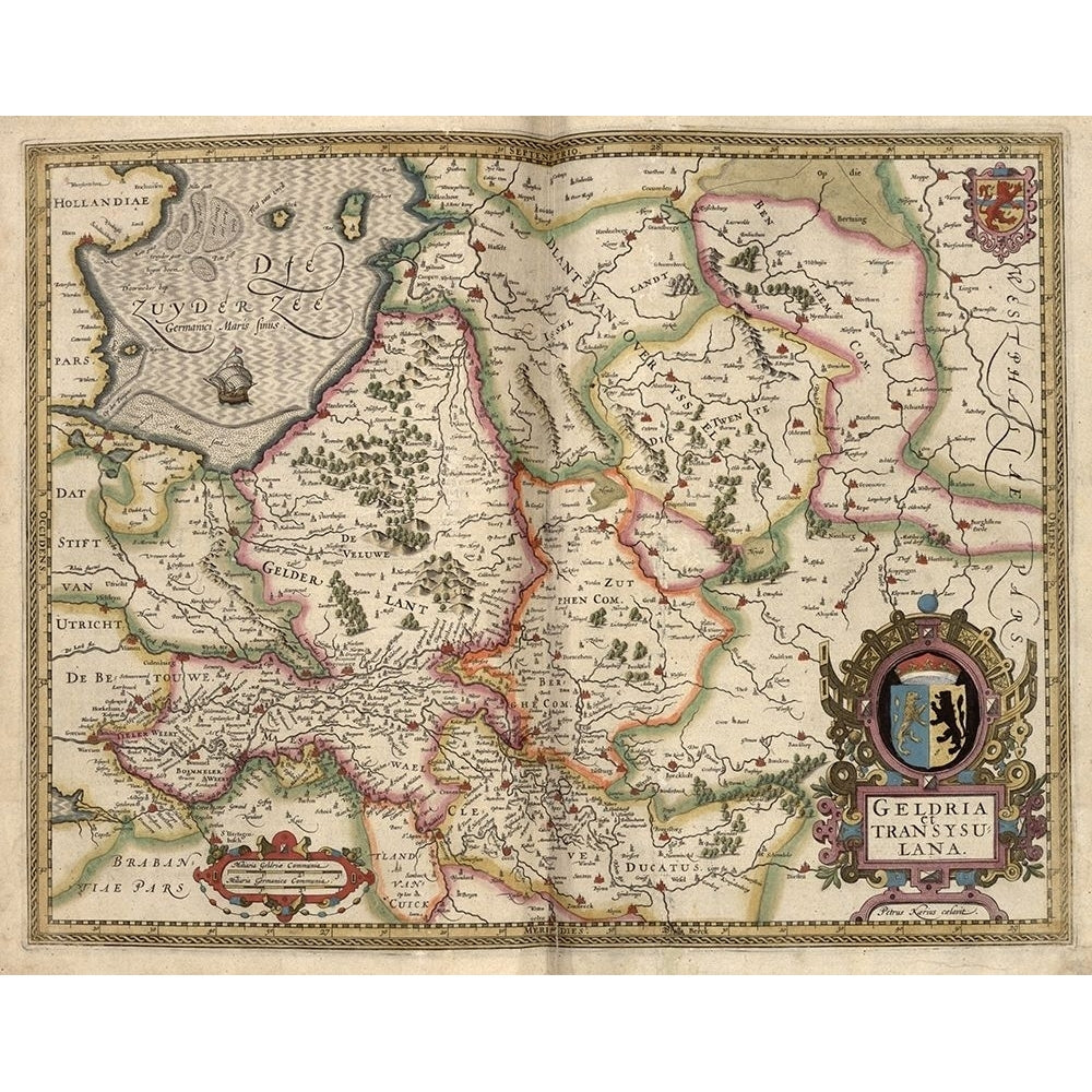 Map of Transylvania Roumania by Vintage Maps-VARPDX61900 Image 1