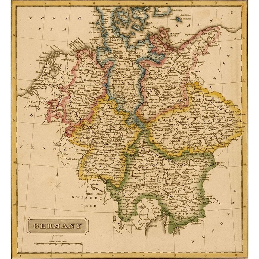 Germany 1817 by Vintage Maps-VARPDX61939 Image 1