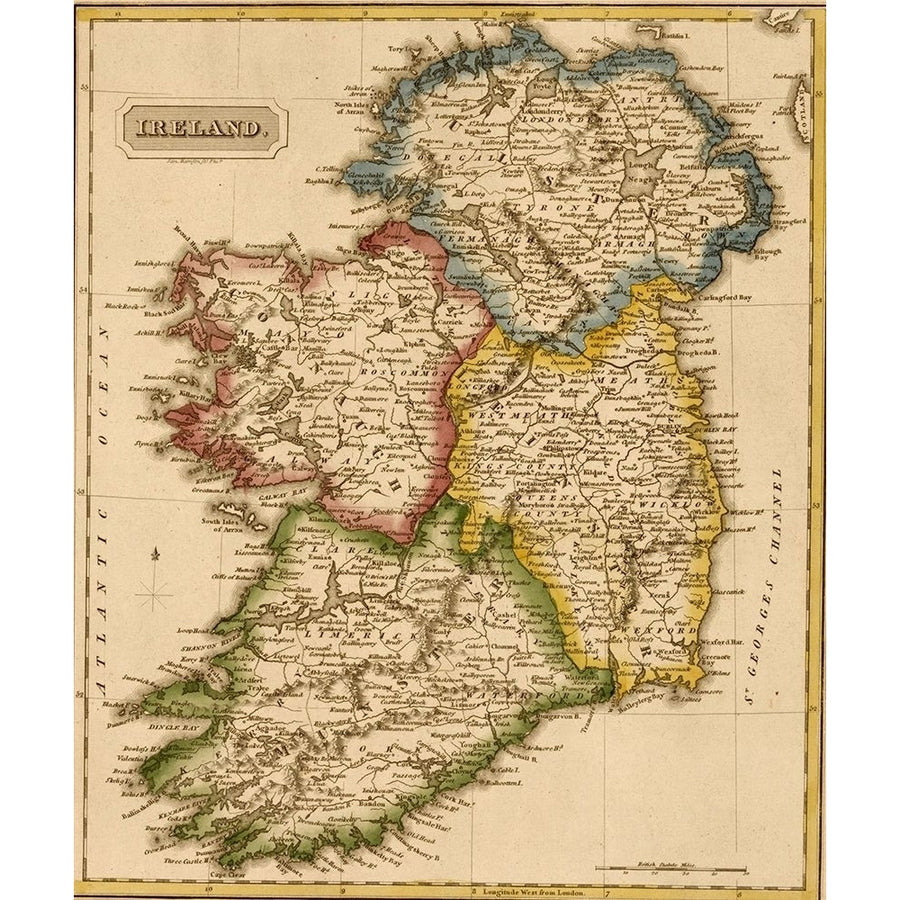 Ireland 1817 by Vintage Maps-VARPDX61933 Image 1