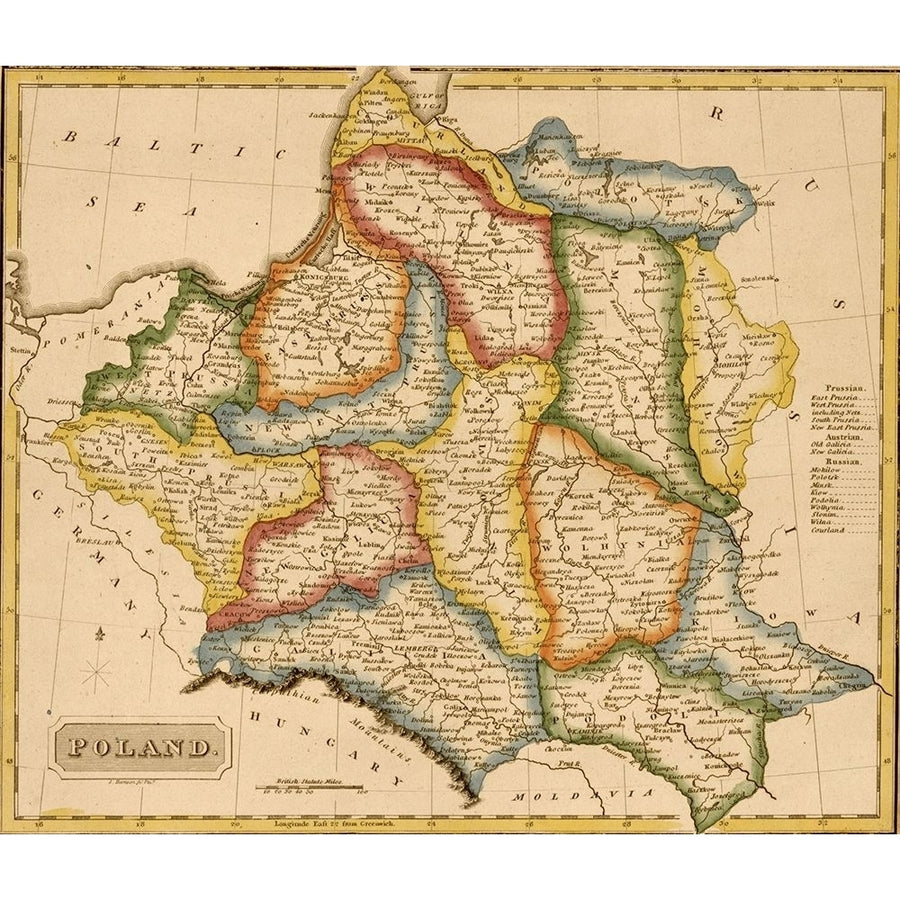 Poland 1817 by Vintage Maps-VARPDX61937 Image 1