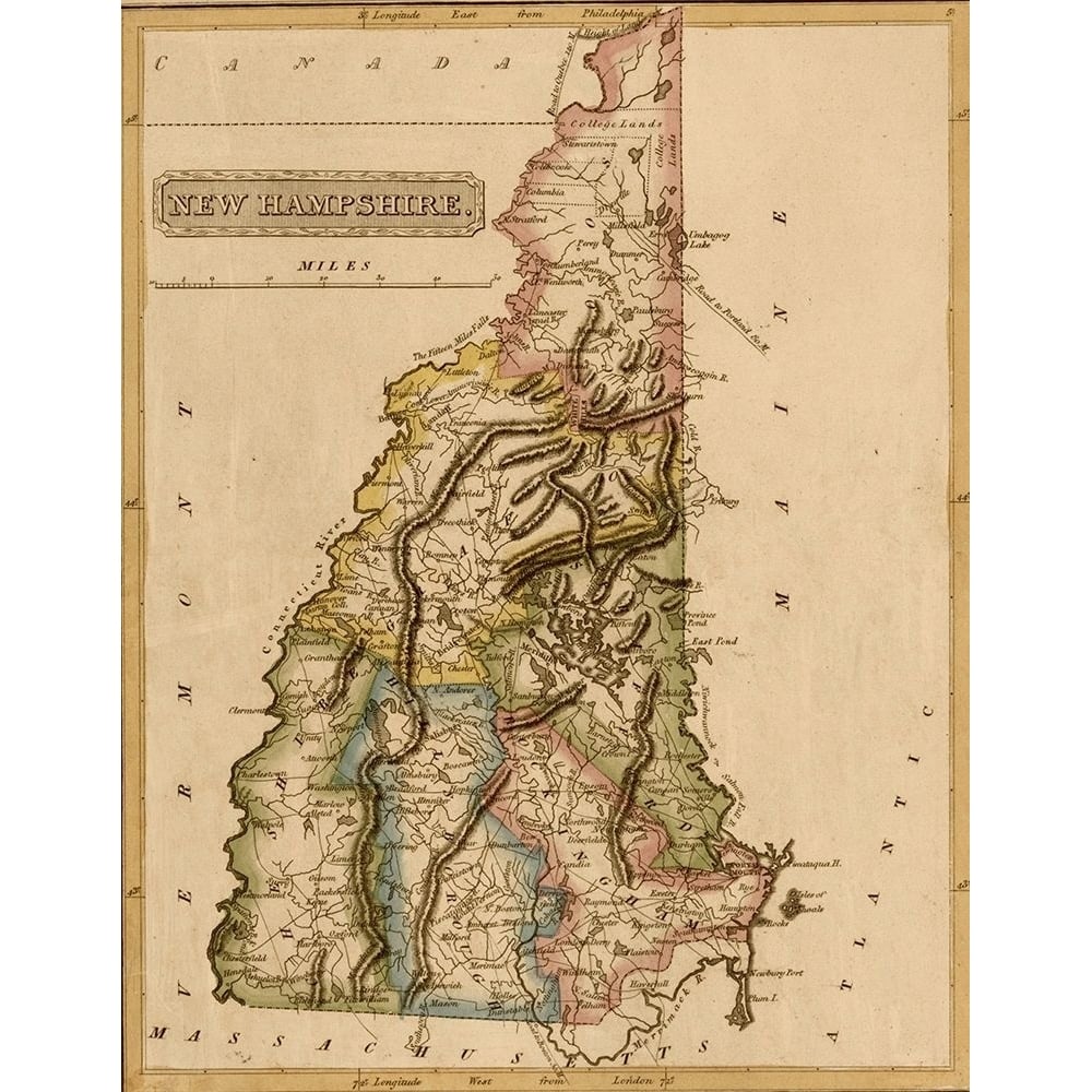 Hampshire 1817 by Vintage Maps-VARPDX61960 Image 1