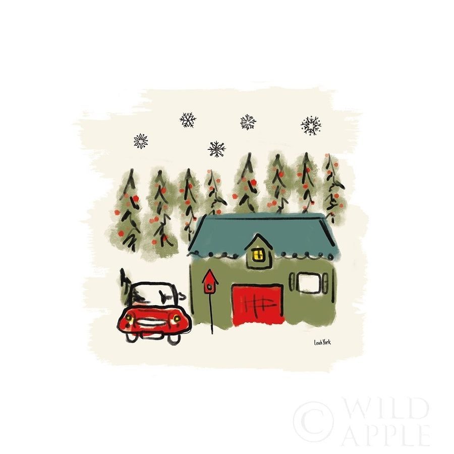 Winter Village V Poster Print by Leah York-VARPDX62125 Image 1