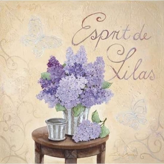 Esprit De Lilas Poster Print by Linda Moore-VARPDX62183 Image 1