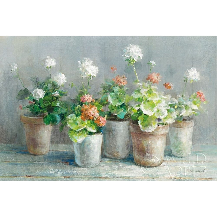 Farmhouse Geraniums Crop Poster Print by Danhui Nai-VARPDX62234 Image 1