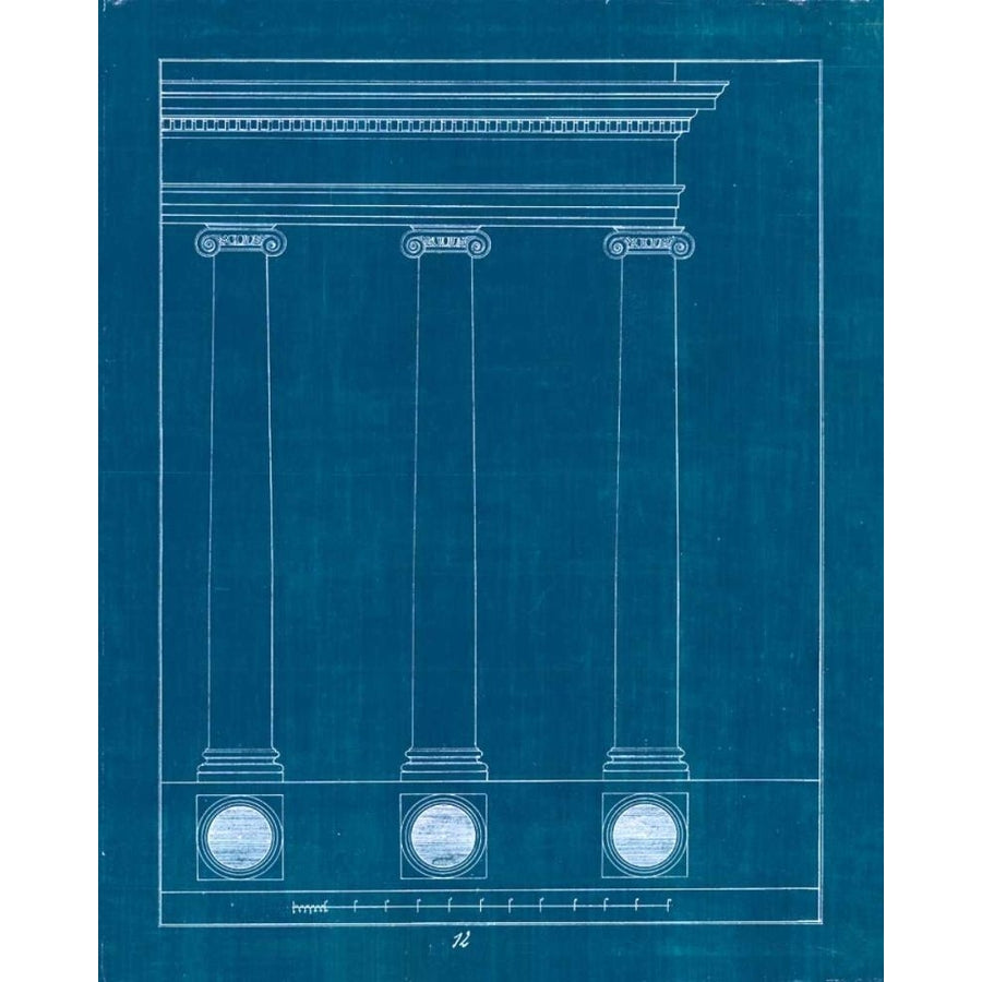 Architectural Columns III Blueprint by Wild Apple Portfolio-VARPDX62288 Image 1