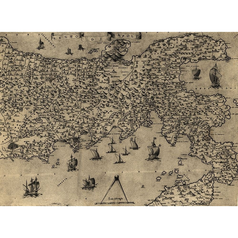 Naples 1568 by Vintage Maps-VARPDX62425 Image 1