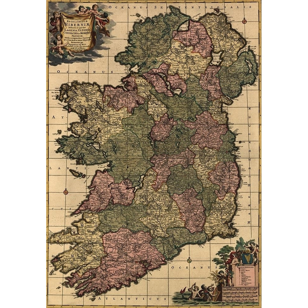 Ireland 1750 by Vintage Maps-VARPDX62477 Image 1