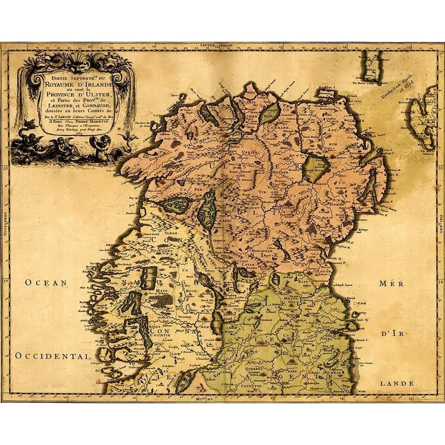 Ireland 1665 by Vintage Maps-VARPDX62478 Image 1