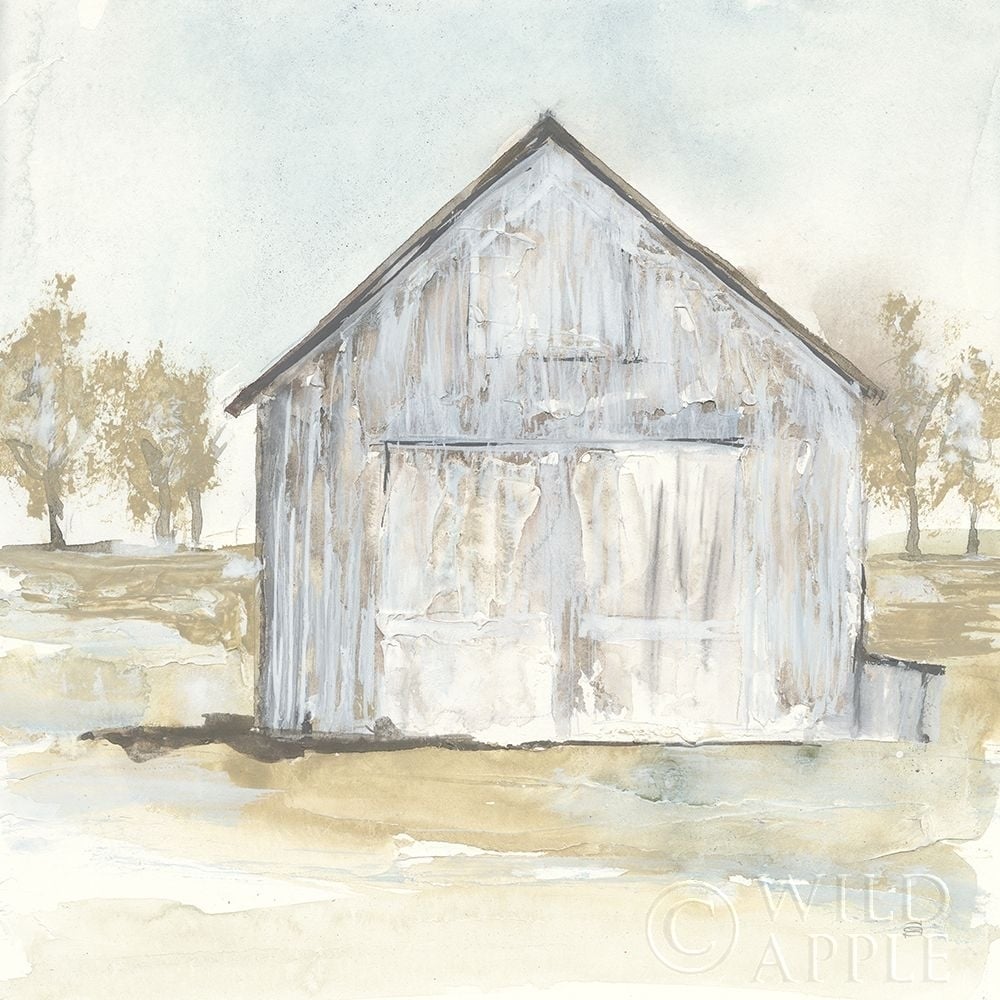 White Barn I Poster Print by Chris Paschke-VARPDX62506 Image 1