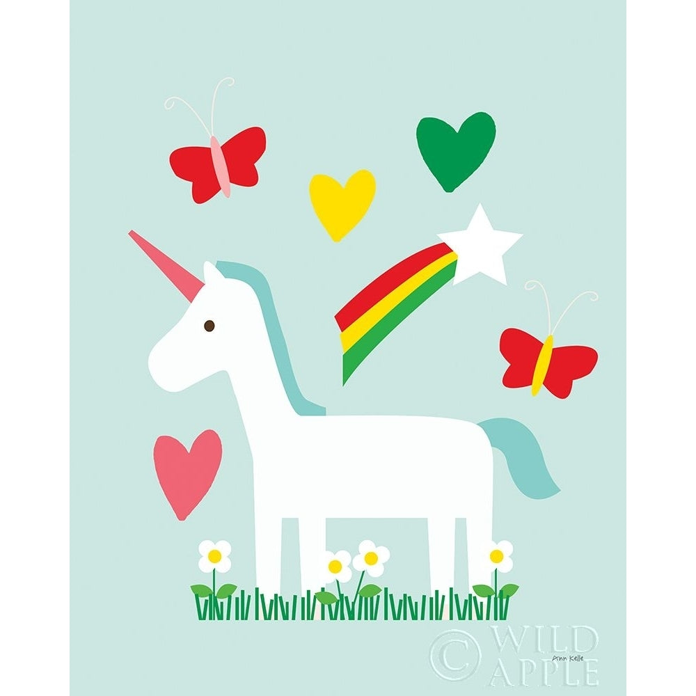 Unicorn Fun II Poster Print by Ann Kelle-VARPDX62579 Image 1