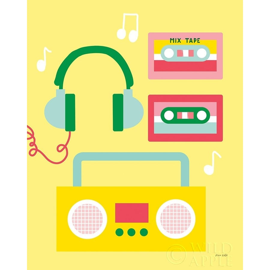 Lets Listen to Music II Poster Print by Ann Kelle-VARPDX62582 Image 1