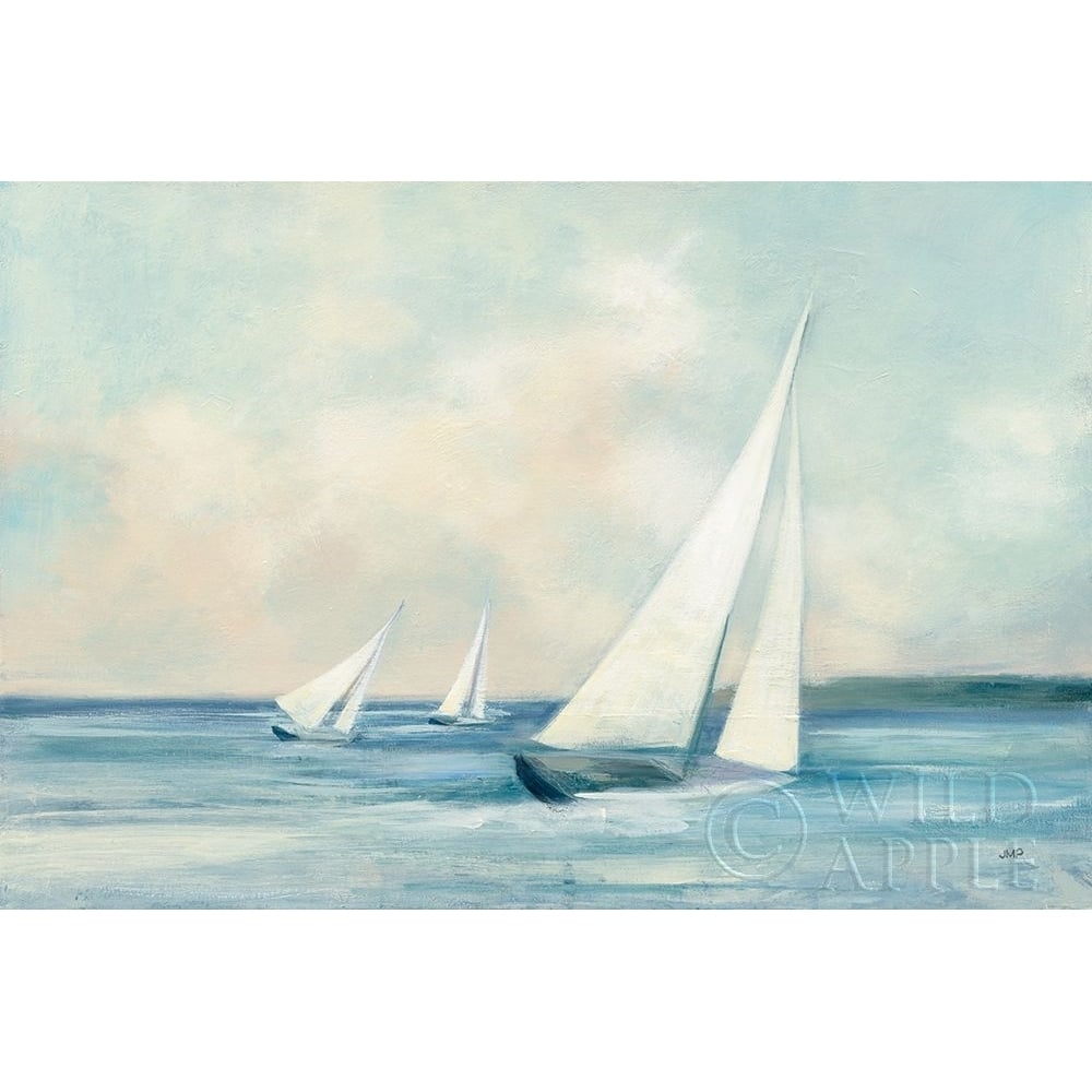 Sailboats at Sunrise Poster Print by Julia Purinton-VARPDX62632 Image 1